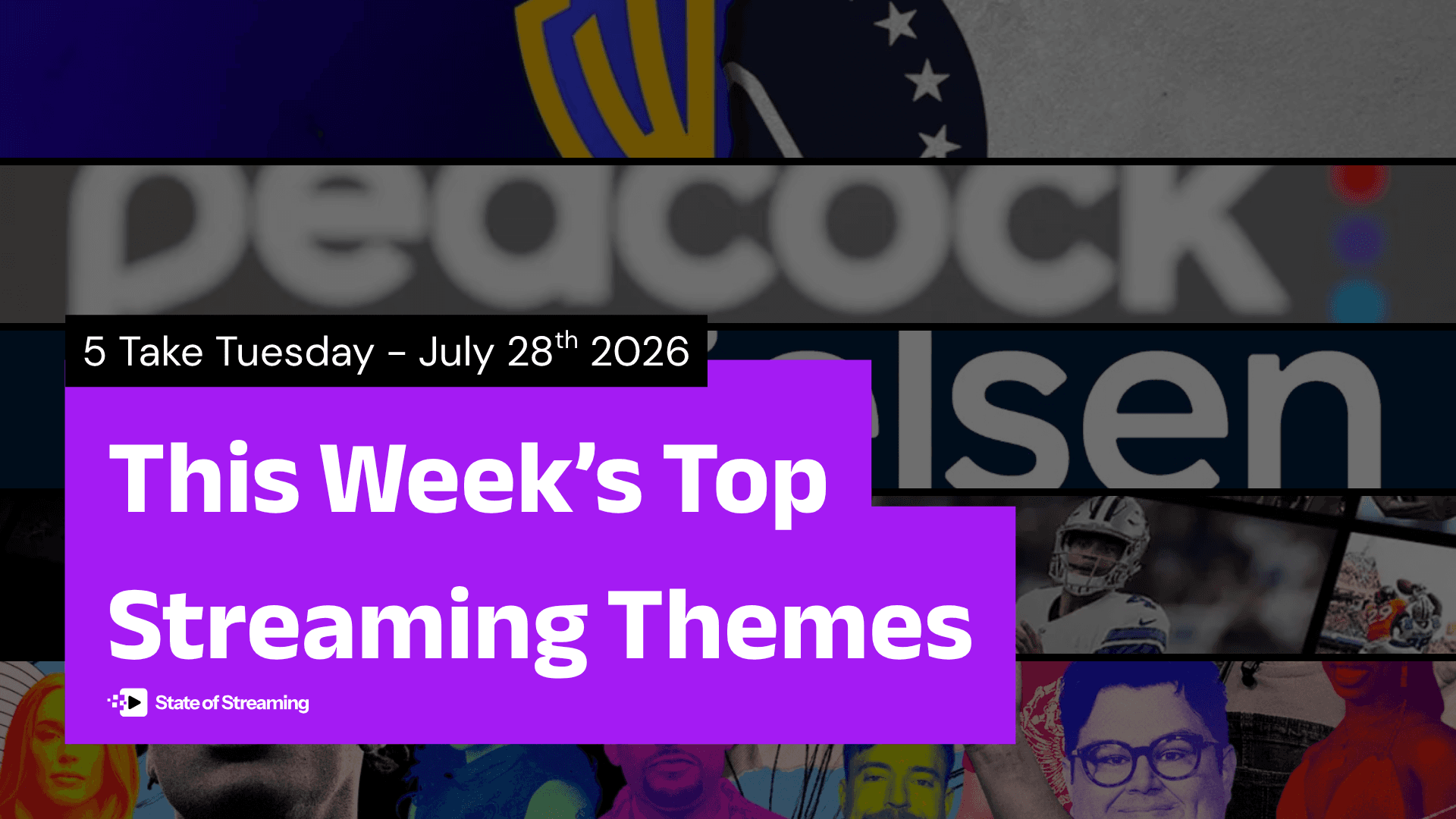 5 Take Tuesday: Paramount is dying, Peacock worth buying, Nielsen can't count, How to avoid the sports bubble, and Creators as a Rights Tier